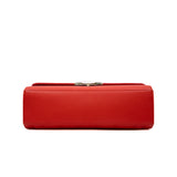 thumbnail medium top handle click Label Shoulder Bag in calfskin orangered light ghw seri 23