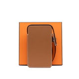 thumbnail Hac a Box phone case in epsom gold phw B stamp - L'UXE LINK