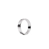 thumbnail LOVE WEDDING BAND in 18k wg #65 - L'UXE LINK