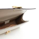 thumbnail slyvie medium shoulder bag in white ghw(without leather strap) - L'UXE LINK