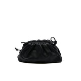 thumbnail mini pouch in leather black - L'UXE LINK