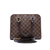 thumbnail vintage box top handle strap shoulder bag in damier ebene ghw 2020 - L'UXE LINK