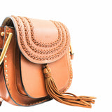thumbnail hudson shoulder bag small brown ghw - L'UXE LINK