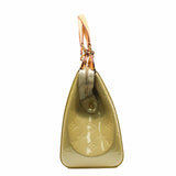 thumbnail BREA HANDBAG MONOGRAM VERNIS MM NEUTRAL BEIGE - L'UXE LINK