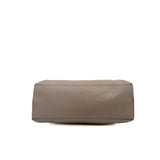 thumbnail grey leather top handle flap bag - L'UXE LINK