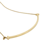 thumbnail T-smile large necklace in 18k yg - L'UXE LINK