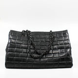 thumbnail Chanel soft patent leather  black tote - L'UXE LINK