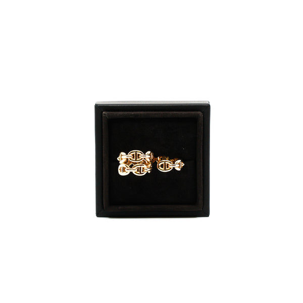 Chaine d'ancre Enchainee double ring in 18k rg #52 seri M159xxx