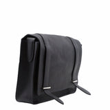 thumbnail Steve Messenger Bag  black leather phw Q stamp - L'UXE LINK