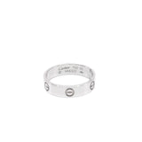 thumbnail LOVE WEDDING BAND in 18k wg #65 - L'UXE LINK