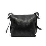 thumbnail messenger crossbody bag black - L'UXE LINK