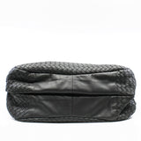 thumbnail Nappa Intrecciato Hobo Bag Large Lambskin Grey - L'UXE LINK