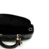 thumbnail D-joy small lamb skin black ghw - L'UXE LINK