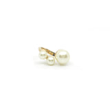 thumbnail three pearls ring in ghw - L'UXE LINK