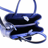 thumbnail 2JOURS BAG LEATHER PETITE SMALL BLUE PHW - L'UXE LINK