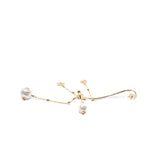 thumbnail cd star pearl earring in ghw - L'UXE LINK