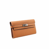 thumbnail kelly wallet gold epsom phw - L'UXE LINK
