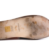 thumbnail Izmir sandal in leather gray/green #42 - L'UXE LINK