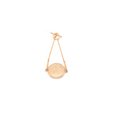 thumbnail ex libris gm coin bracelet in 18k rg - L'UXE LINK