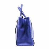 thumbnail 2JOURS BAG LEATHER PETITE SMALL BLUE PHW - L'UXE LINK