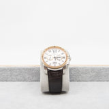 thumbnail cartier running car watch in rg crocodile strap - L'UXE LINK