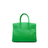 thumbnail birkin 30cm epsom green phw R stamp - L'UXE LINK
