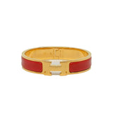 thumbnail clic h bangle red ghw - L'UXE LINK