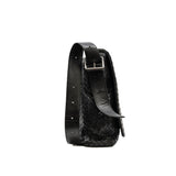 thumbnail messenger crossbody bag black - L'UXE LINK