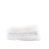 thumbnail cf woc with top handle in fur/leather white ghw seri 26 - L'UXE LINK
