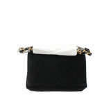 thumbnail velvet ctystal buckle cc black ghw seri l9 - L'UXE LINK