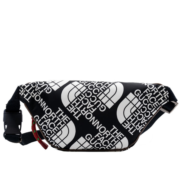 collaboration with north face belt bag in fabric white/black