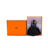 thumbnail carmen key ring in black phw - L'UXE LINK