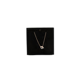 thumbnail finesse Q diamond necklace in 18k rg #B02100186147 - L'UXE LINK
