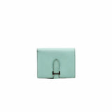 thumbnail bearn compact goat leather green phw A stamp - L'UXE LINK