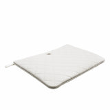 thumbnail zip clutch in white caviar phw seri 30 - L'UXE LINK