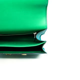 thumbnail constance 24cm blue epsom mix green A stamp - L'UXE LINK