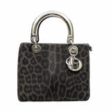 thumbnail lady dior medium lepard print horse fur phw - L'UXE LINK