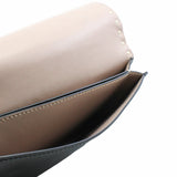 thumbnail Rockstud Flap Clutch Leather Black GHW - L'UXE LINK