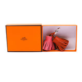 thumbnail CARMEN DUO key ring in pink/pumkin phw - L'UXE LINK