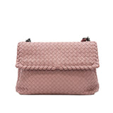 thumbnail flap chian bag in nude pink - L'UXE LINK