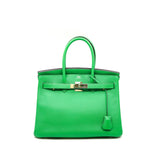 thumbnail birkin 30cm epsom green phw R stamp - L'UXE LINK