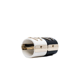 thumbnail ceramic bangle in black/white ghw - L'UXE LINK