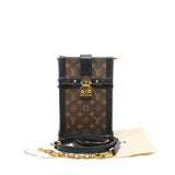 thumbnail vertical trunk black monogram ghw - L'UXE LINK
