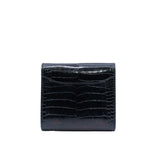 thumbnail constance compact wallet in CCD black ghw - L'UXE LINK