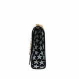thumbnail Chain Bag Star Print Monogram Black White GHW - L'UXE LINK