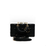 thumbnail D-joy small lamb skin black ghw - L'UXE LINK