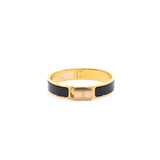 thumbnail clic cadenas bracelet black ghw - L'UXE LINK