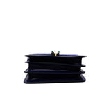 thumbnail small serpenti top handle flap bag in stingray navy - L'UXE LINK