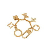 thumbnail Fleur de Monogram Bag Charm Chain in ghw - L'UXE LINK