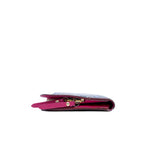thumbnail flap long wallet in black multicolour 2012 - L'UXE LINK